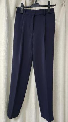 極美品♡PLST セットアップ　パンツスーツ　ネイビー　XS 極美品】PLST ノーカラー ストレッチセットアップスーツ