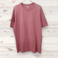 D0098 ユニクロ UNIQLO Tシャツ 半袖 カットソー(LL XL) 赤