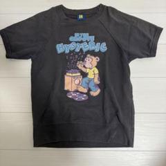 【激レア】ヒステリックグラマー半袖 スウェット サイズL　 ブラック ビックロゴ 希少】90sヒステリックグラマー ヒスガール ポロシャツ バック