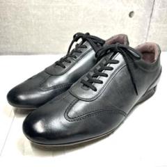 ほぼ新品【大塚製靴】Otsuka 革靴/レザースニーカー✨ネイビー　高級　希少◎