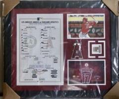 2018年3月29日 大谷翔平選手 MLBデビュー記念 世界250個限定フレーム
