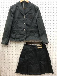 キッズ　トラッド　プレッピー　レトロ国産古着　BURBERRY 上下セットアップ