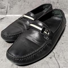 【BALLY】 バリー (37 1/2) レディース ブラック モカシン