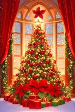 クリスマスツリー ダイヤモンドアート