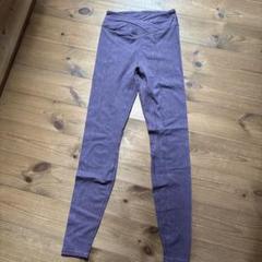 パープル ヨガパンツ ストレッチ性