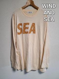 WIND AND SEA ベージュ 長袖カットソー 2025年最新】WIND AND SEA カラー：ベージュ系 七分・長袖