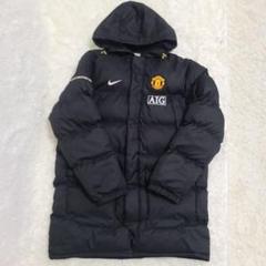 NIKE　マンチェスターユナイテッド　XL ワッペン ロング　 ベンチコート NIKE マンチェスターユナイテッド XL ワッペン ロング ベンチ