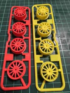 限定品　蛍光オレンジ　フィンホイール 中経　ローハイト　ジャパンカップ限定 OP.1913 T3-01 11本スポークホイール(蛍光オレンジ)2本: RC