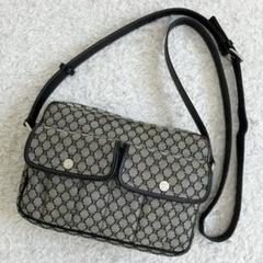 まとめCELINE マカダム ショルダーバッグ ハンドバッグ セリーヌ3519 CELINE セリーヌ マカダム フロントファスナー レザー