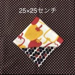 リバーシブル　ダブルガーゼ　ハンカチ　特大サイズ　1枚【パプリカ】のサムネイル