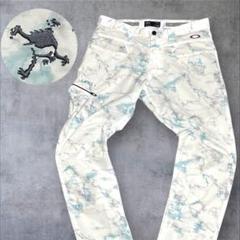 【完売品】【32】OAKLEY♡オークリー ゴルフパンツ ドクロ メンズ 完売品】【32】OAKLEY♡オークリー ゴルフパンツ ドクロ メンズ