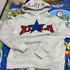 X-LARGE グレーロゴパーカー　Sサイズ　ストリート　カジュアル