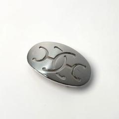 エルメスHERMES オーバル ベルト バックル シルバー ダブルH