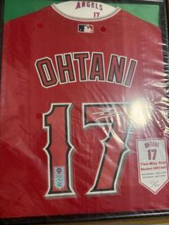 大谷翔平選手メジャー初HR・初勝利サイン入りユニフォーム（2018エンゼルス）
