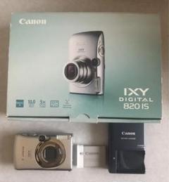 【美品】Canon IXY 820 ISデジカメ+Canon本革カメラケース 美品】Canon IXY 820 ISデジカメ+Canon本革カメラケース（【中古