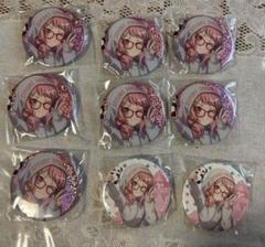 バンドリ 丸山彩 缶バッジ ホワイトミニドレスver アニメイト