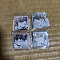 お値下げ!!おゆすみ、またね。ましろくん。 ホログラムスクエア缶バッジ