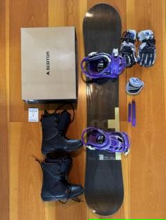 Burton スノーボードセット 男性高身長 靴29cm板161cm