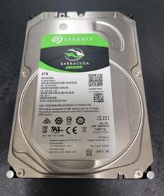 Seagate BarraCuda 3.5インチ薄型 4TB HDD