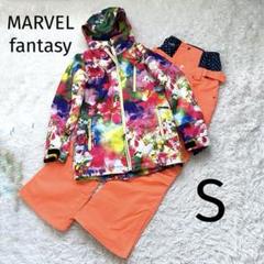 MARVEL fantasy スキーウェアフレアパンツ派手S 花柄