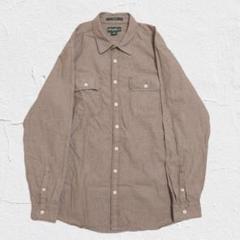 エディーバウアー Eddie Bauer ワークシャツ 猫目ボタン