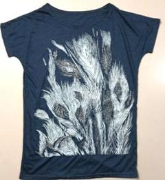 シルバー装飾Tシャツ
