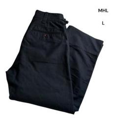 【超歓迎】 ベルテッド チノパン グルカパンツ MHL ミリタリーパンツ L 黒 パンツ