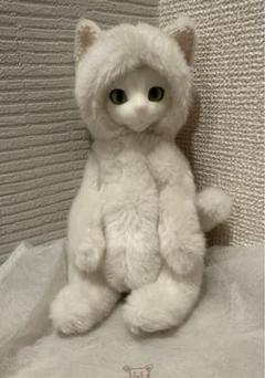 白猫　オッドアイ　ぬいぐるみ　アトリエPEANUTS