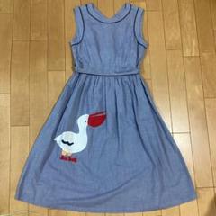 ファミリア familiar ノースリーブ ワンピース 145cm 美品