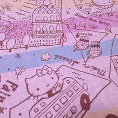 Sanrio　HELLOKITTY76.17 綿麻オックス　麻色系