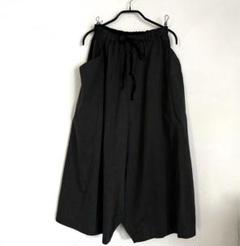 【pas de calais】キレイめガウチョ✴︎ネイビー✴︎美品 pas de calais】キレイめガウチョ✴︎ネイビー✴︎美品 パンツ