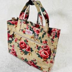 【Cath Kidston】花柄トートバッグ A4収納 ビニールコーティング