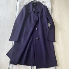 新品同様 アクリス カシミヤ100% ダブルフェイスコート 皇室