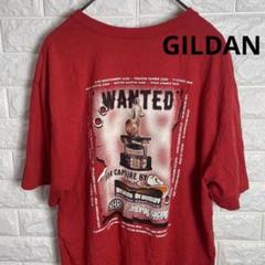 ギルダンGILDAN/ドラッグレースチーム/アメカジメンズTシャツ/XL/赤