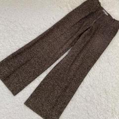 Max mara タック入りパンツ ブラウン 36 キレイめ シンプル