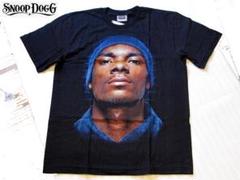 Snoop Dogg 顔プリント Tシャツ 黒