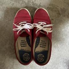 US Keds レッド ローカットスニーカー