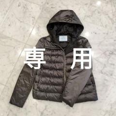 【極美品】PRADA SPORTSプラダ　ダウンジャケット カーキ&黒 フード PRADA/プラダ/ダウンジャケット/カーキ （極 美品 PRADA プラダ
