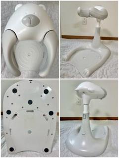 ※シャワーフック割れ有り　poled ハグベアー（お風呂補助具） お風呂セット | HUGBEAR・シャンプーハット・フード付きバス