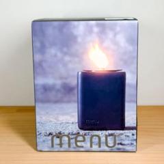 未使用✨menu テラコッタオイルランプ 16cm（ブラック）／箱・緩衝材つきのサムネイル