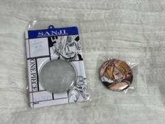 ワンピース　缶バッジ　特製ホルダー　ゾロ　サンジ　2点セット Amazon | 【 麦わらストア 7周年 】 ワンピース 缶バッジ ワノ国