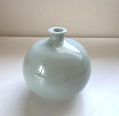 青玄窯 小原よう子造 花入 花瓶 壷 飾壷 共箱 / 花器 茶道具 青玄窯 小原よう子造 花入 花瓶 壷 飾壷 共箱 / 花器