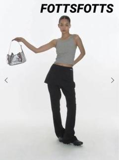 FOTTSFOTTS  OVERLAPPING PANTS オーバーラップパンツ FOTTSFOTTS OVERLAPPING PANTS オーバーラップパンツ - メルカリ