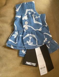 パメオポーズ PAMEO POSE カフス 新品タグ付き ブルー フリル