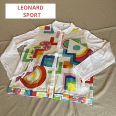 レオナール　LEONARD SPORT 長袖　カーディガン　L