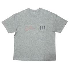 GAP ギャップ　ビックロゴ　Tシャツ　ポケット付き　グレー