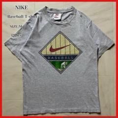 【1997年製】 ナイキベースボールTシャツ センターロゴ 白タグ Mサイズ