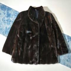 美品　SAGA MINK  ロング丈　裏地総柄　金タグ　ショールカラー 2025年最新】サガミンク ゴールドタグの人気アイテム - メルカリ