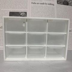 韓国文具 美品 引き出し小物収納 デスク収納ボックス 積み重ね可能 文房具