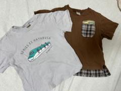 【petit main】電車Tシャツ2枚セット